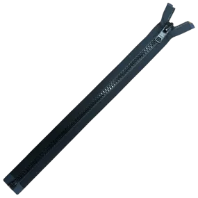 16 inch (41cm) Molded, Separating One-Way YKK® #10 Molded Tooth Zipper - Black
