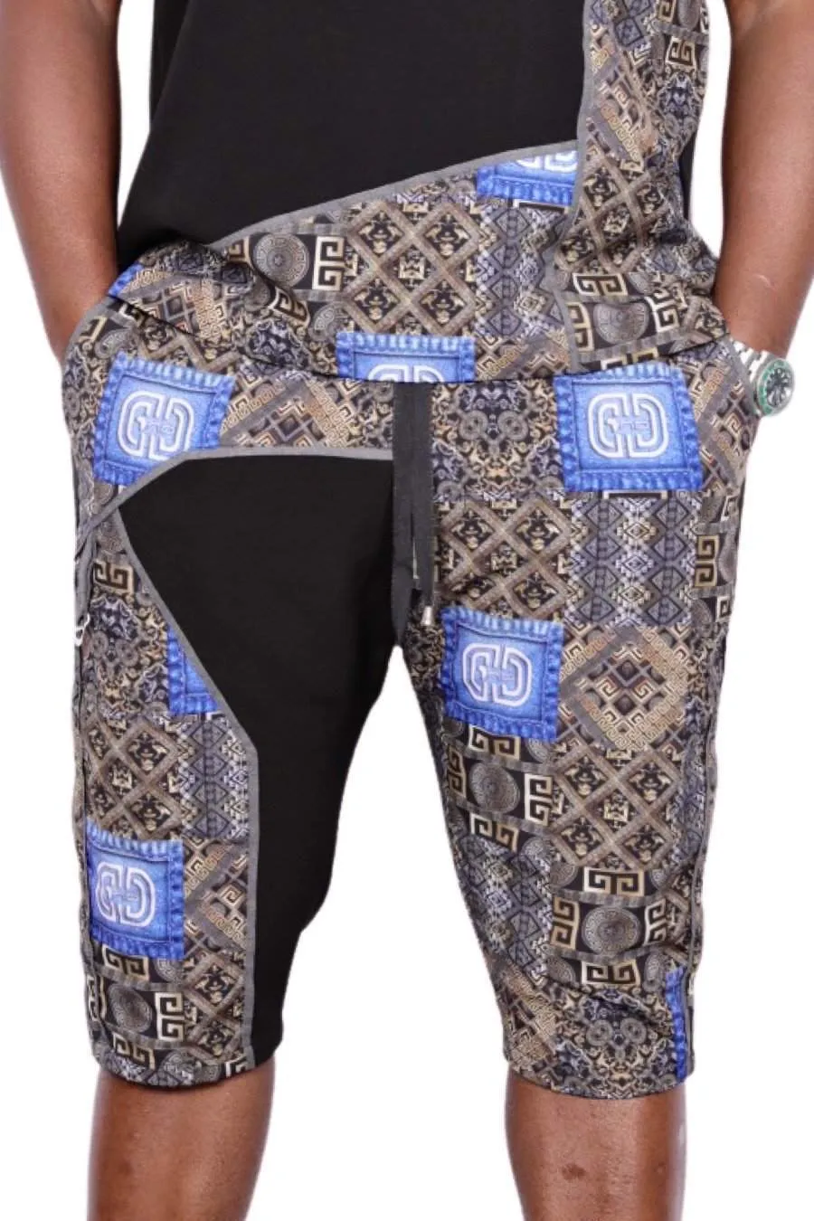 African Shorts Grey