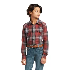 ARIAT BOYS HADDISON RETRO SNAP LS SHIRT