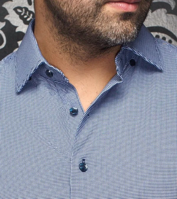 Au Noir 360° Stretch Shirt Alexander Extra Stretch PDP, Navy