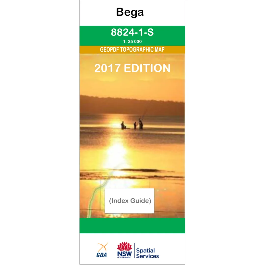 Bega 8824-1-S NSW Topographic Map 1 25k