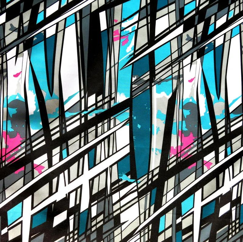 Blade Abstract Microfiber Boardshort Fabric
