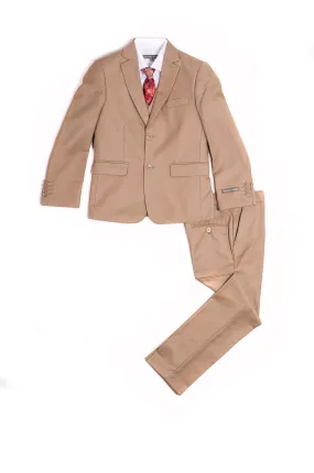 Boys 5pcs Suits - Tan