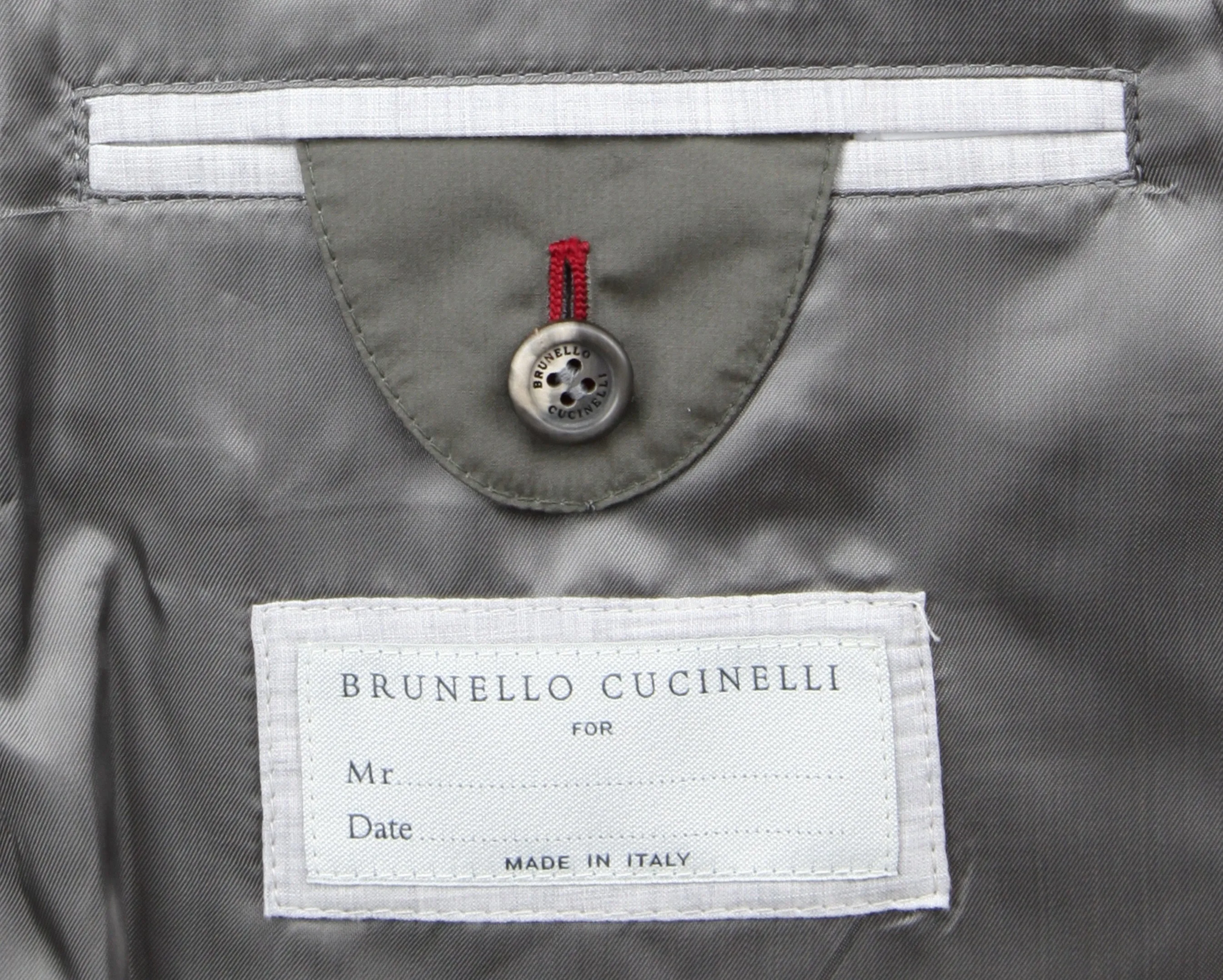 Brunello Cucinelli Olive Green Jacket
