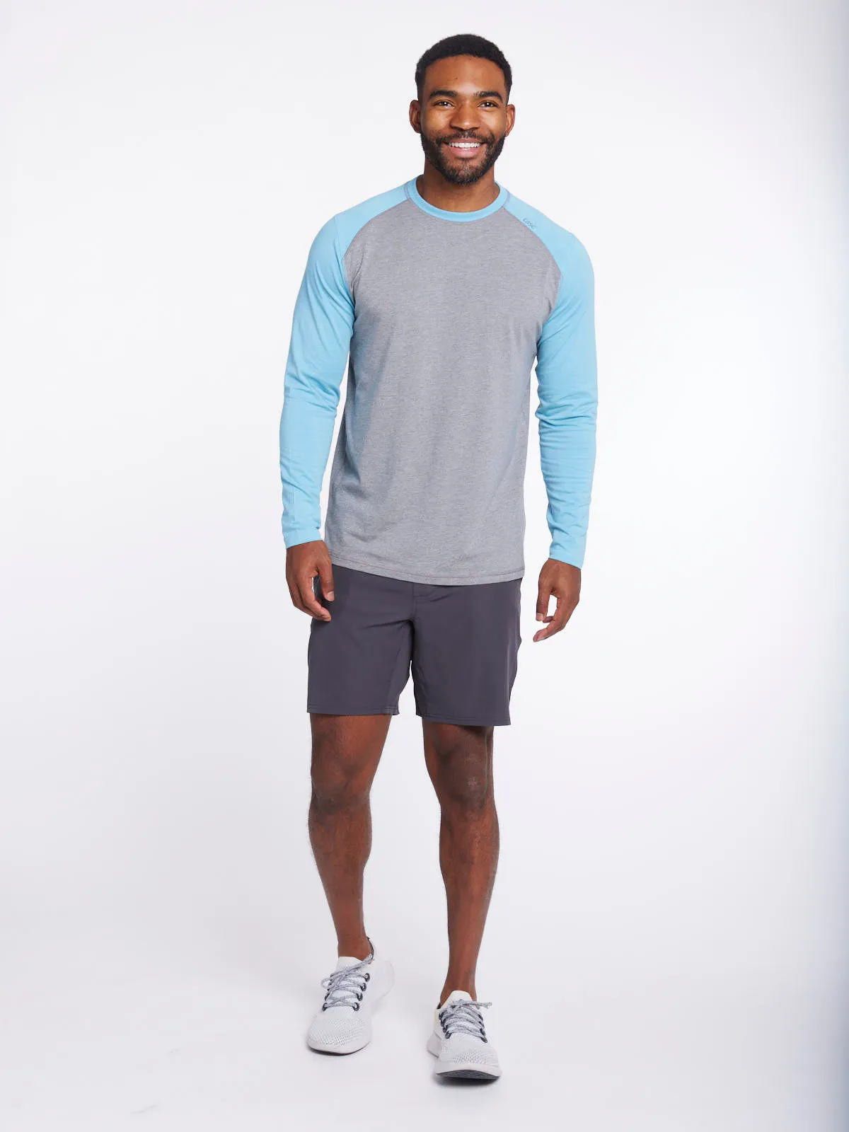 Carrollton Blocked Long Sleeve Fitness T-Shirt