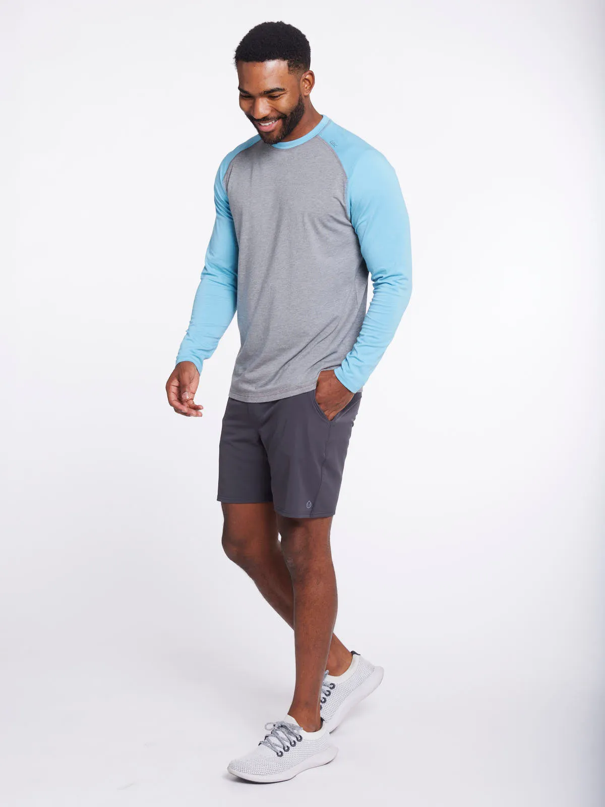 Carrollton Blocked Long Sleeve Fitness T-Shirt
