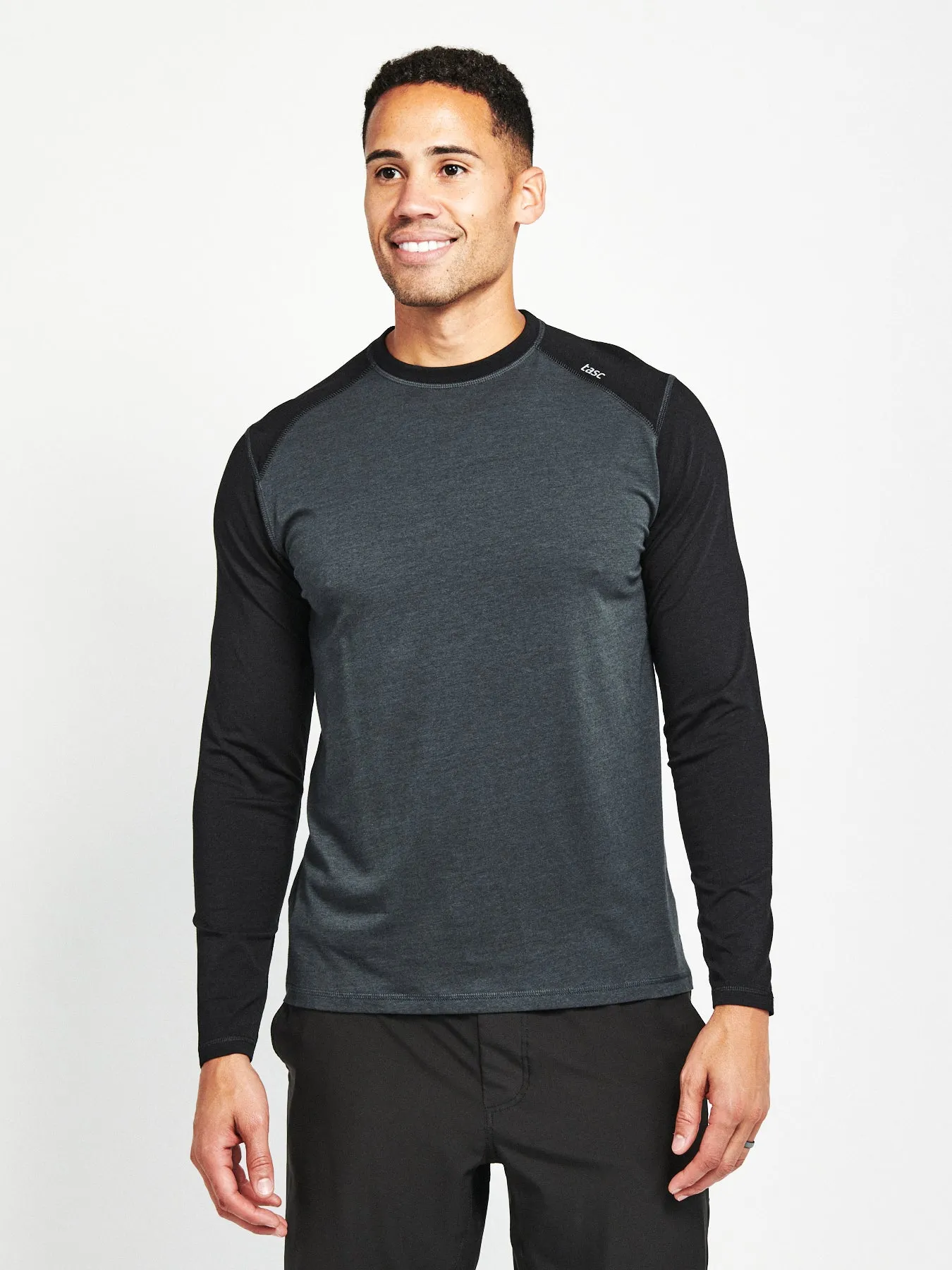 Carrollton Blocked Long Sleeve Fitness T-Shirt