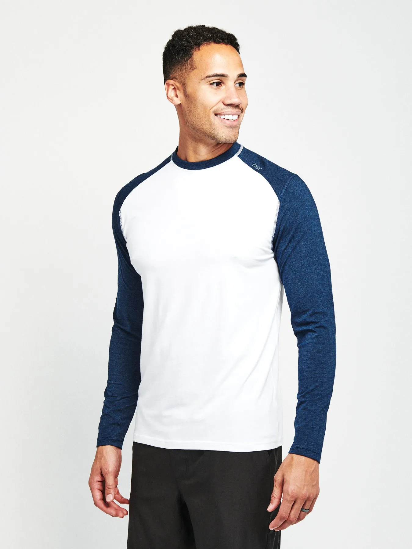 Carrollton Blocked Long Sleeve Fitness T-Shirt