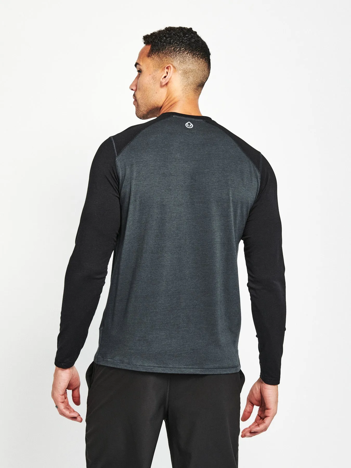 Carrollton Blocked Long Sleeve Fitness T-Shirt
