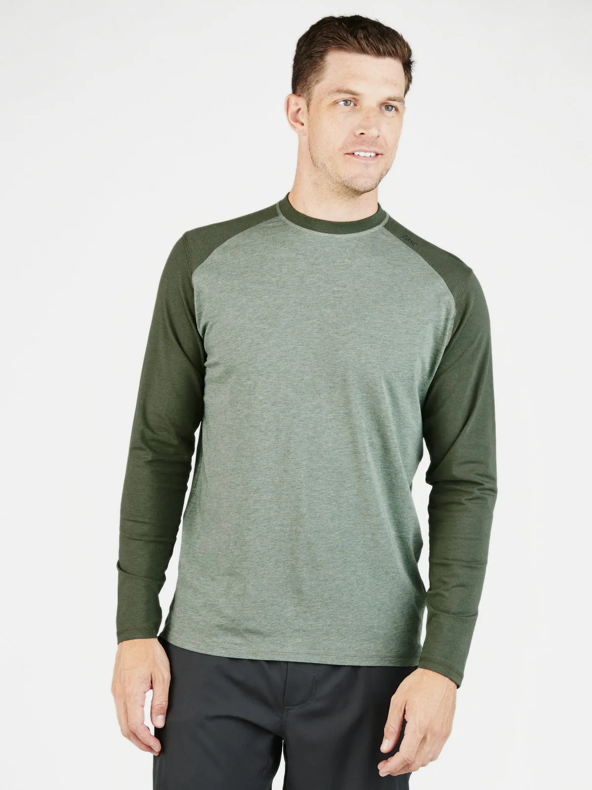 Carrollton Blocked Long Sleeve Fitness T-Shirt