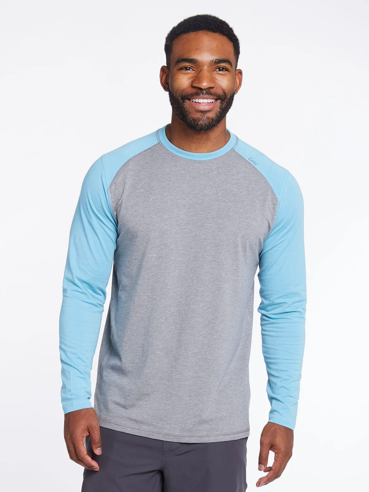 Carrollton Blocked Long Sleeve Fitness T-Shirt