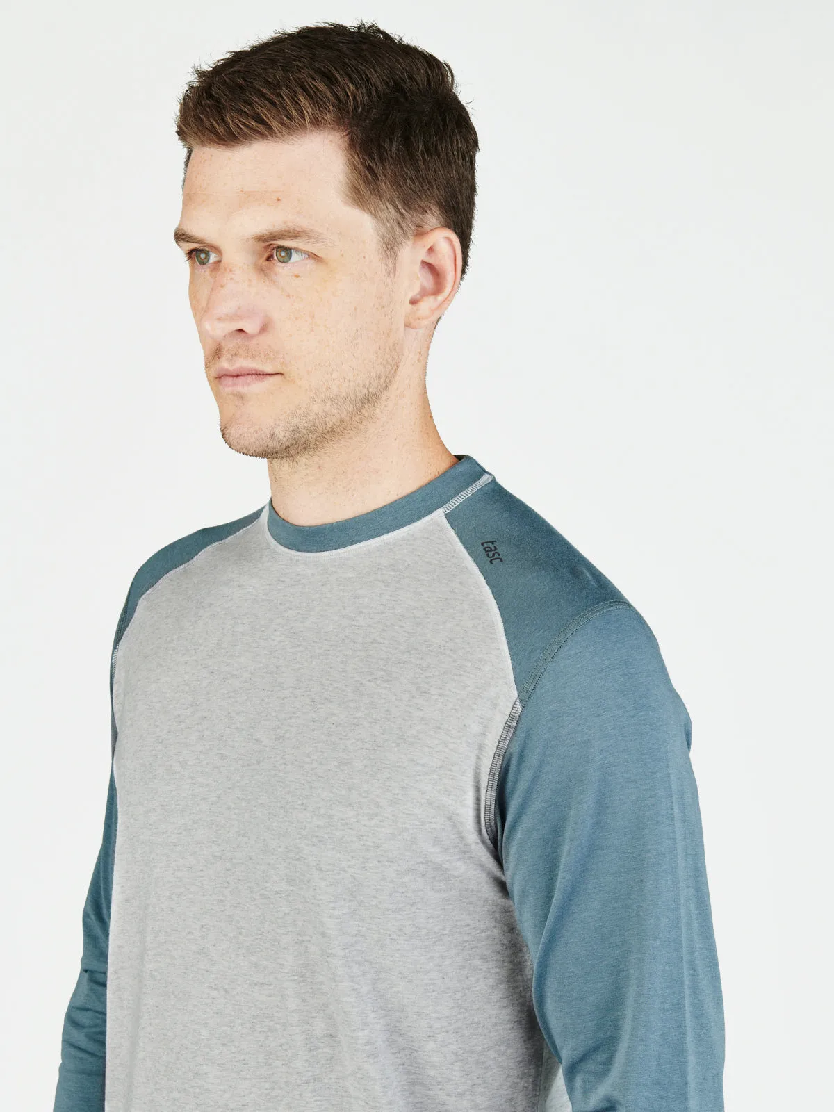 Carrollton Blocked Long Sleeve Fitness T-Shirt