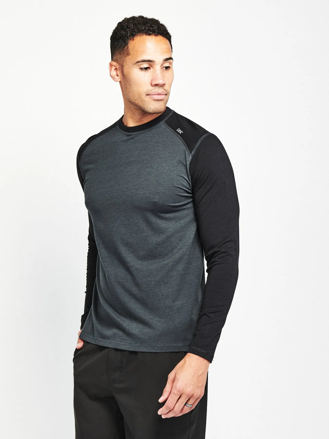Carrollton Blocked Long Sleeve Fitness T-Shirt