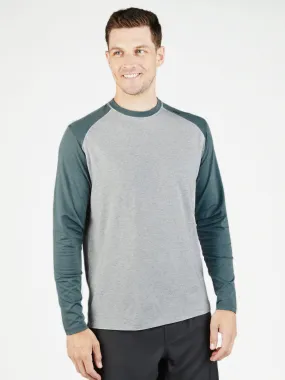 Carrollton Blocked Long Sleeve Fitness T-Shirt