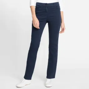 Casual Long Jeans in Power Navy