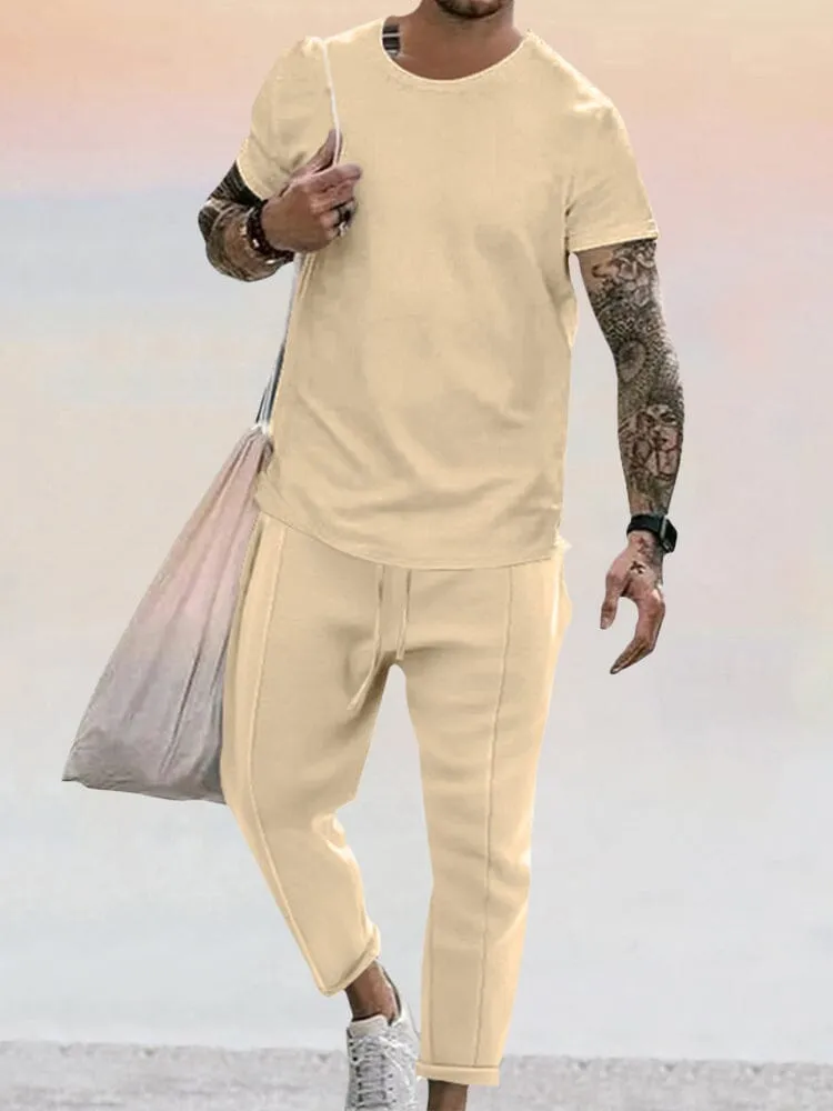 Casual Soft T-shirt Sets