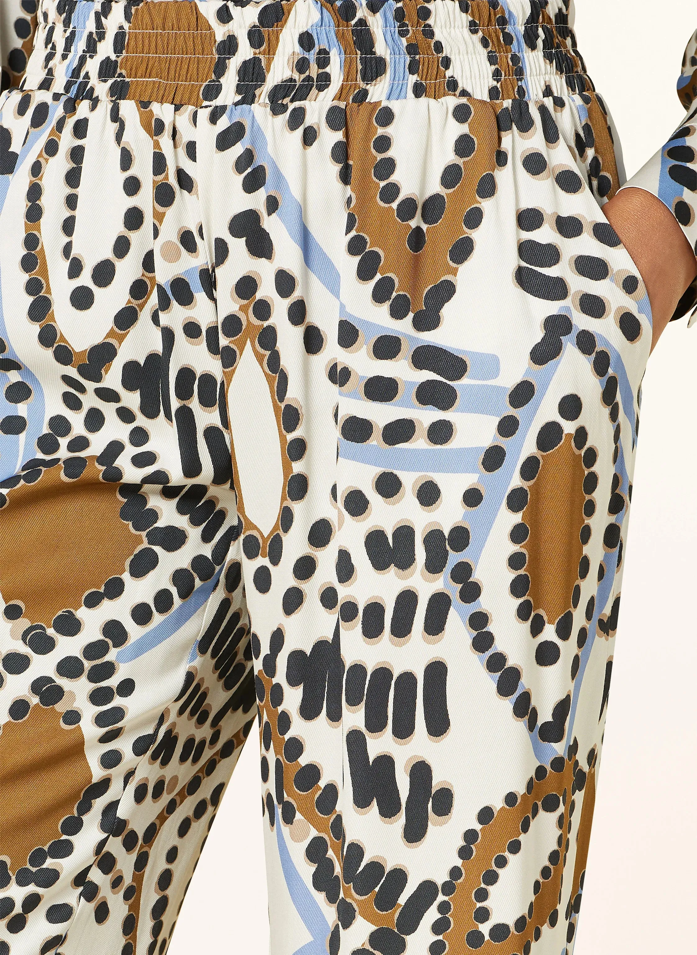 CATNOIR White and Tan Trousers