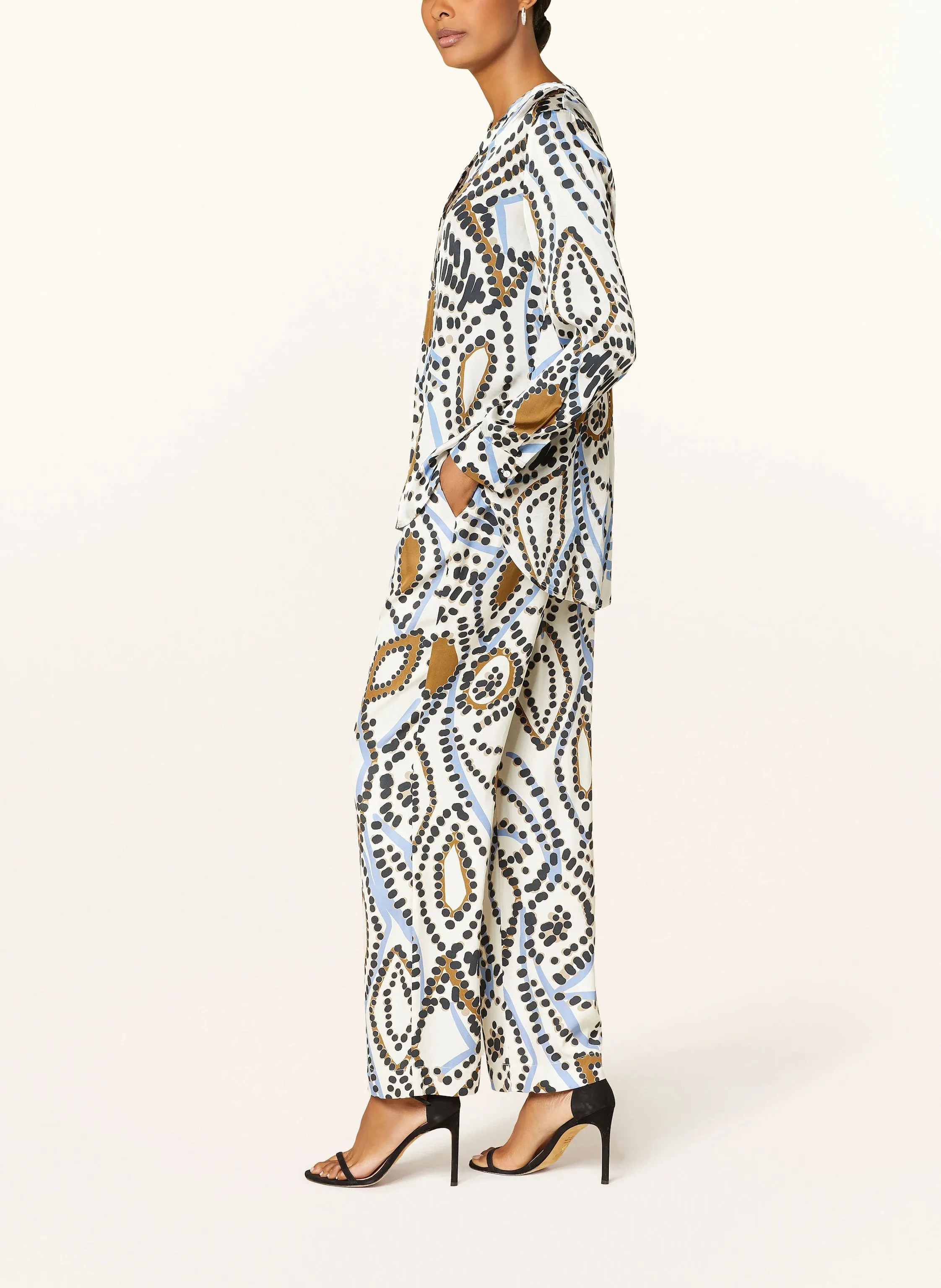 CATNOIR White and Tan Trousers
