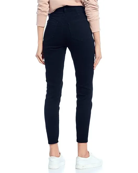 Celebrity Pink High Rise Distressed Janda Ankle Skinny Jeans Black