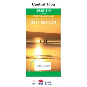 Central Tilba 8925-3-N NSW Topographic Map 1 25k