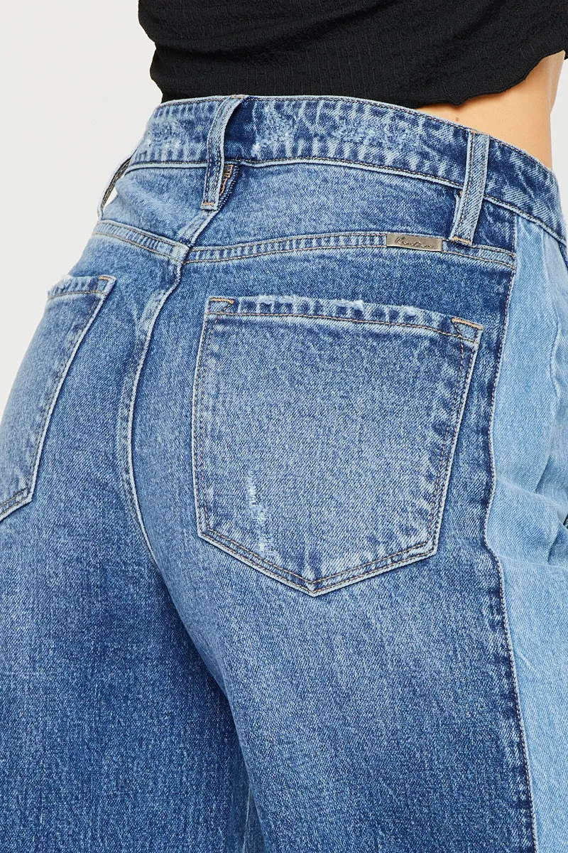 Clover High Rise Wide Leg Jeans