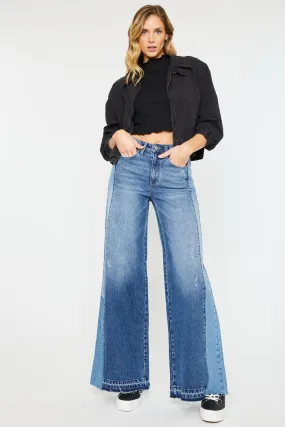 Clover High Rise Wide Leg Jeans