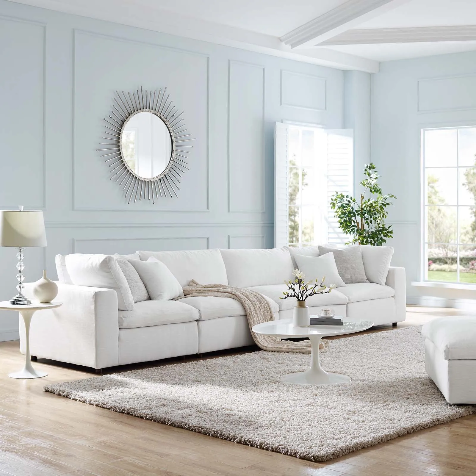 Commix Down Filled Overstuffed 4 Piece Sectional Sofa Set by Modway