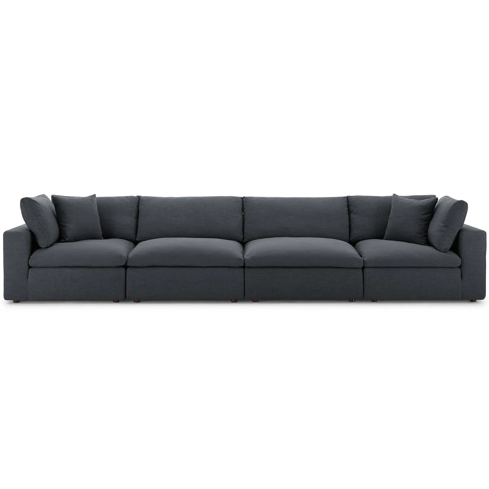 Commix Down Filled Overstuffed 4 Piece Sectional Sofa Set by Modway