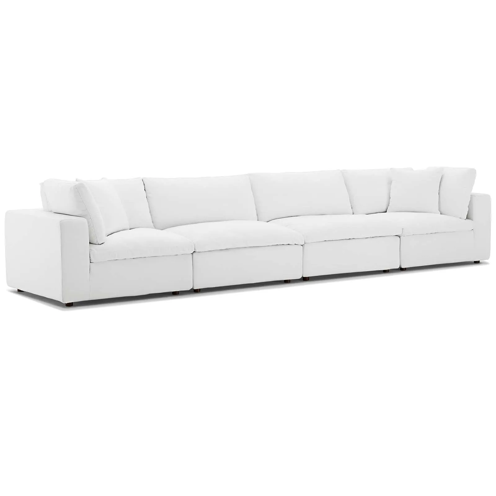 Commix Down Filled Overstuffed 4 Piece Sectional Sofa Set by Modway