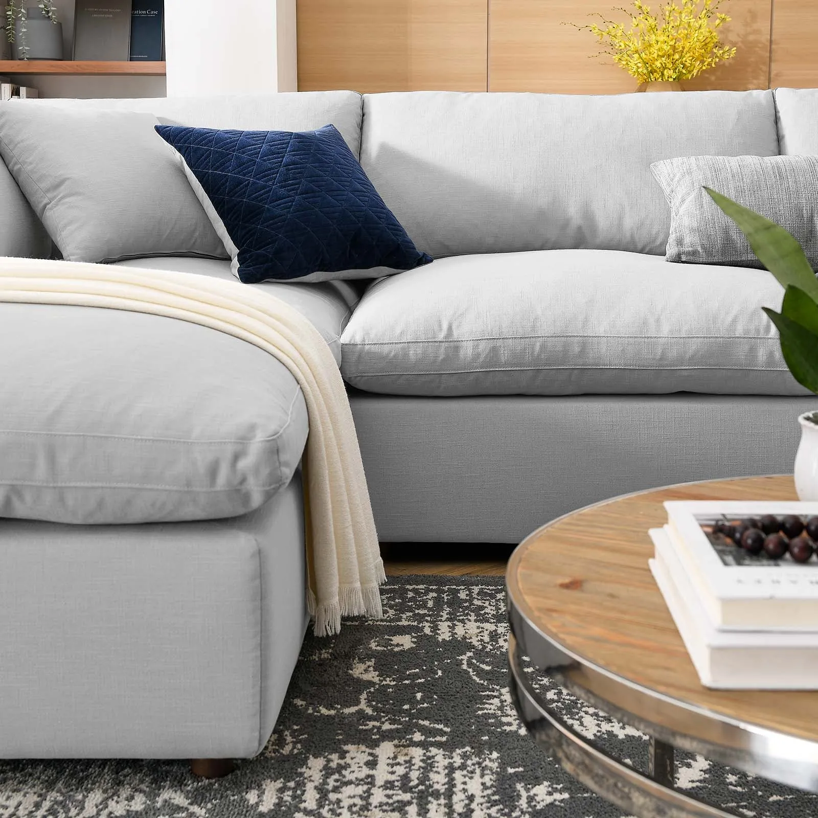 Commix Down Filled Overstuffed 6-Piece Sectional Sofa by Modway