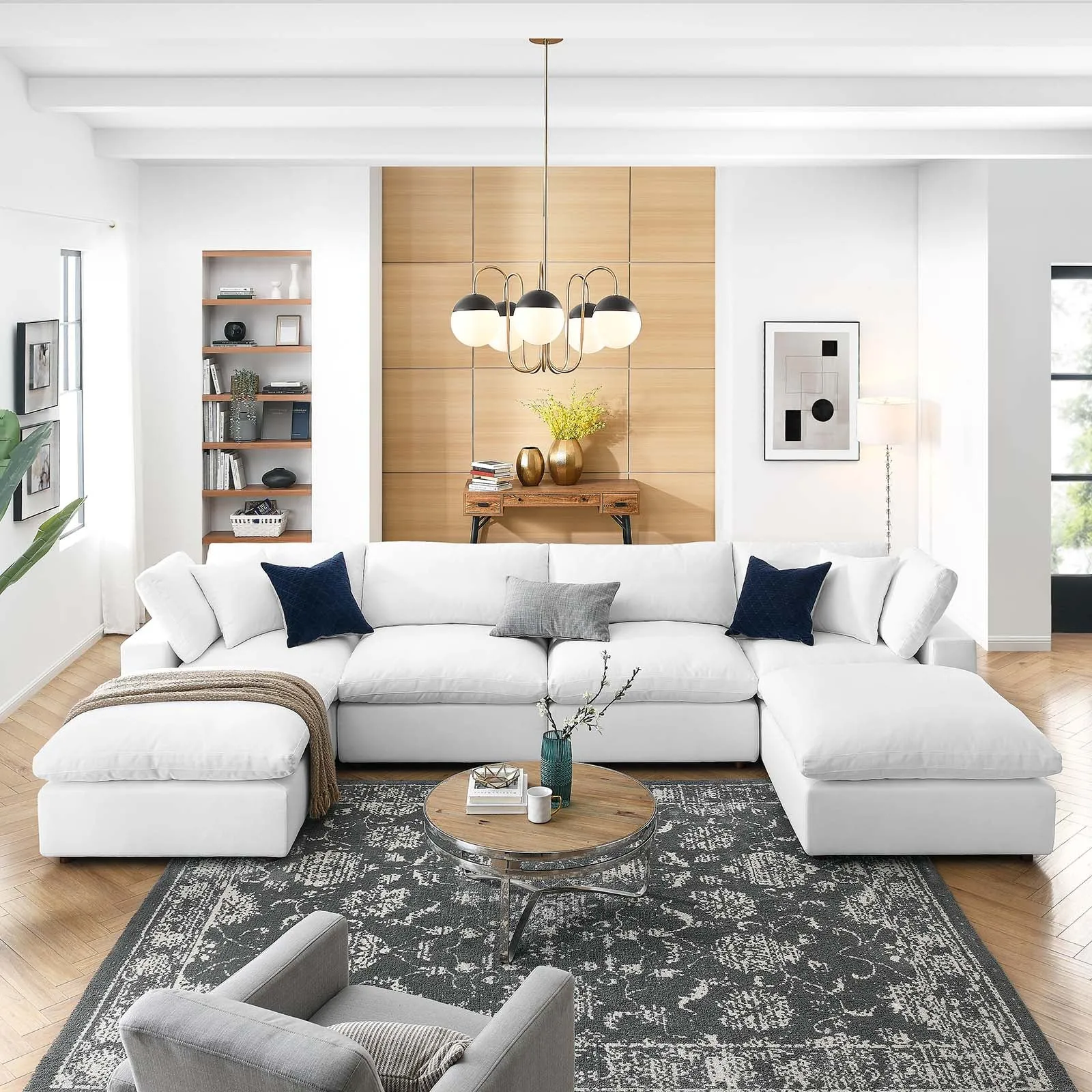 Commix Down Filled Overstuffed 6-Piece Sectional Sofa by Modway