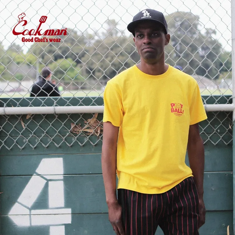 Cookman T-shirts - Hot Dog Hitter : Yellow