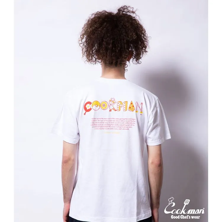 Cookman T-shirts -Kate Tasty Logo : White
