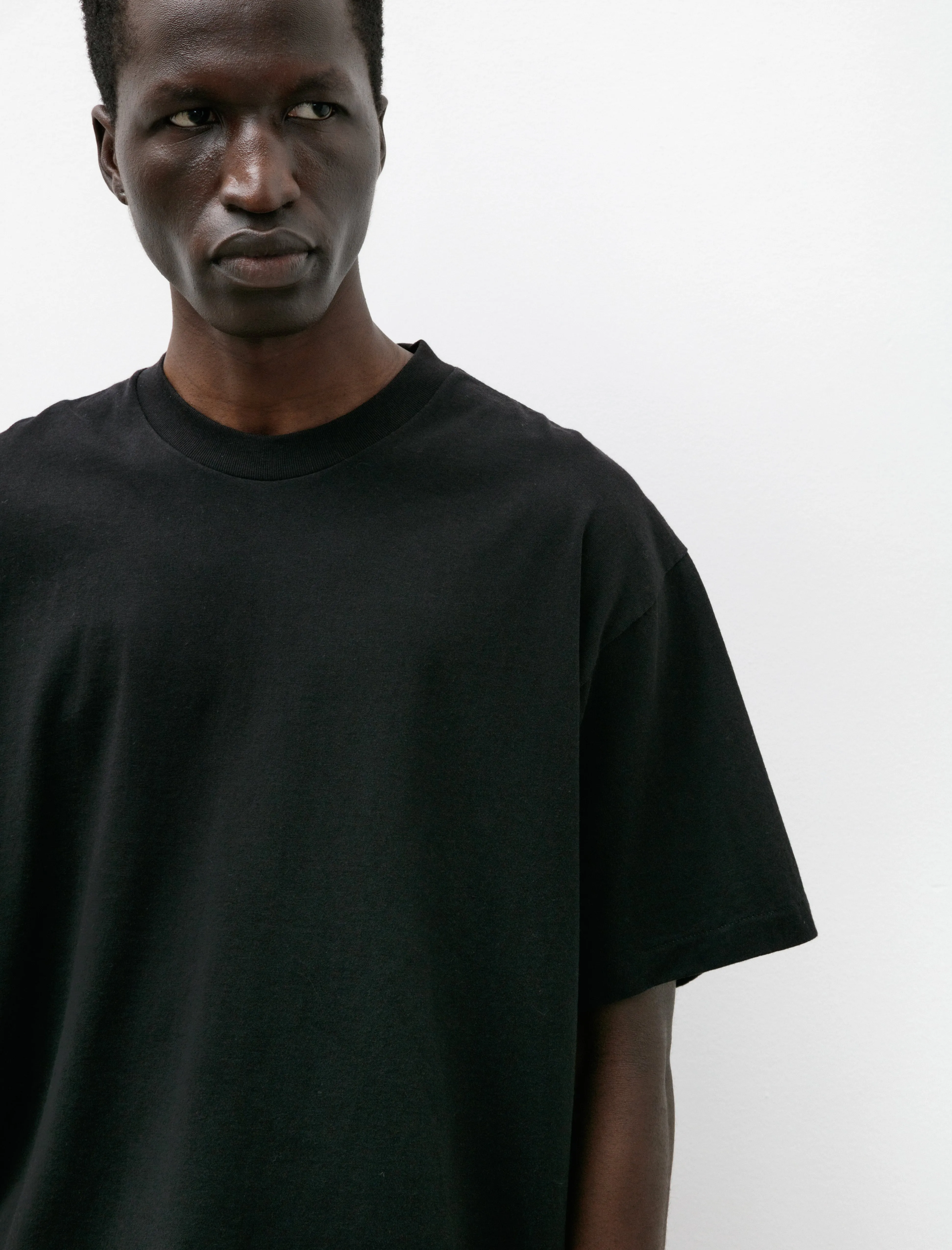 Cotton Jersey SS T-Shirt Fade Black