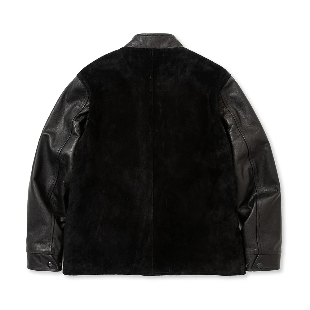 CROME LEATHER AWARD TYPE JACKET