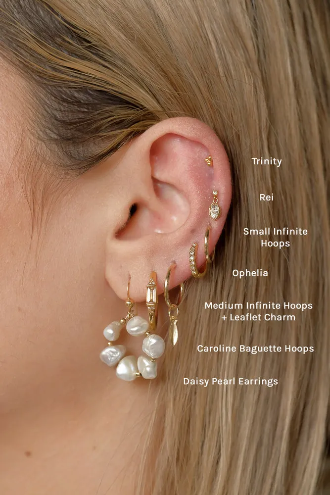 Daisy Pearl Earrings
