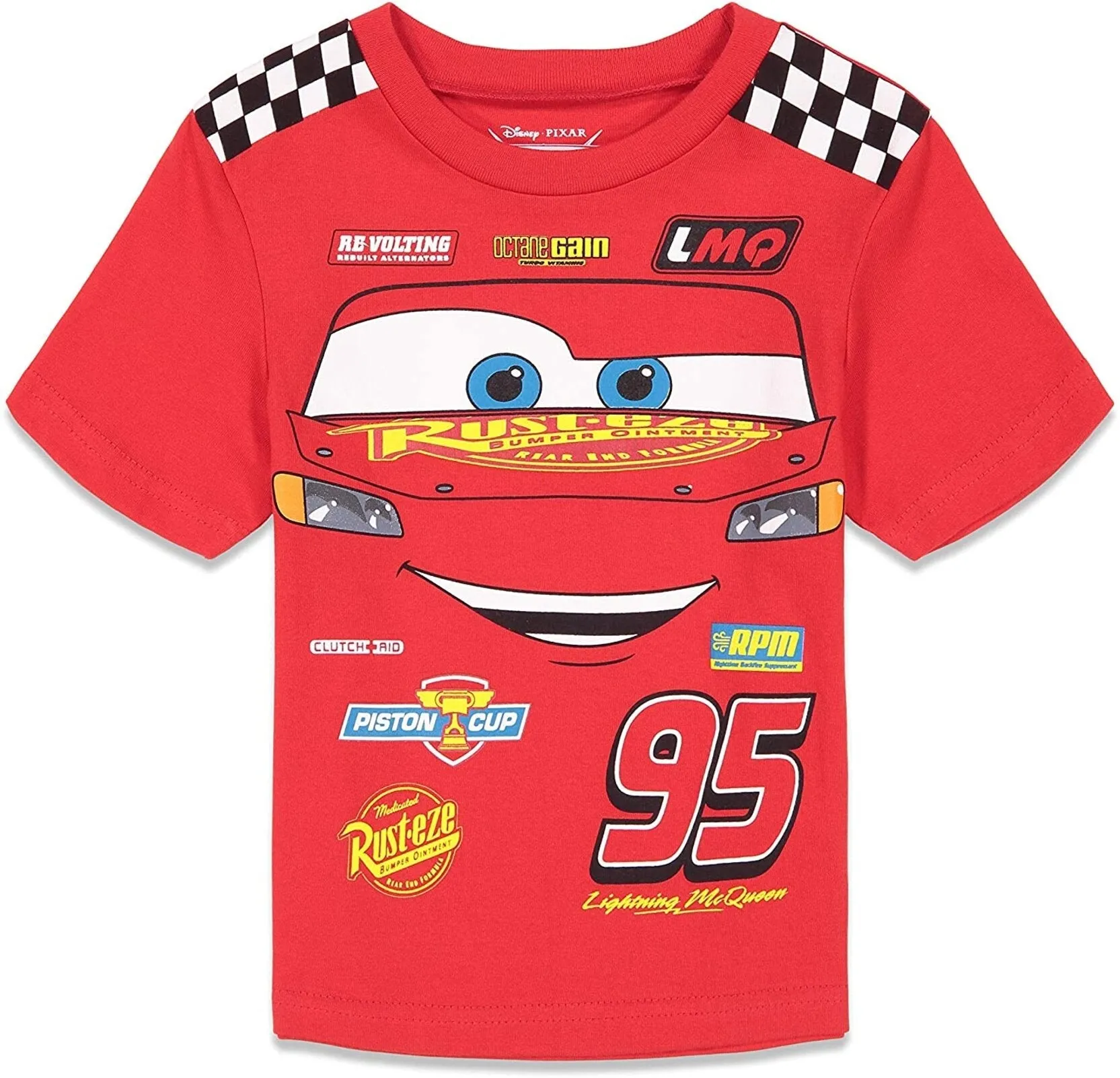 Disney Cars Lightning McQueen 3 Pack Graphic Short Sleeve T-Shirt