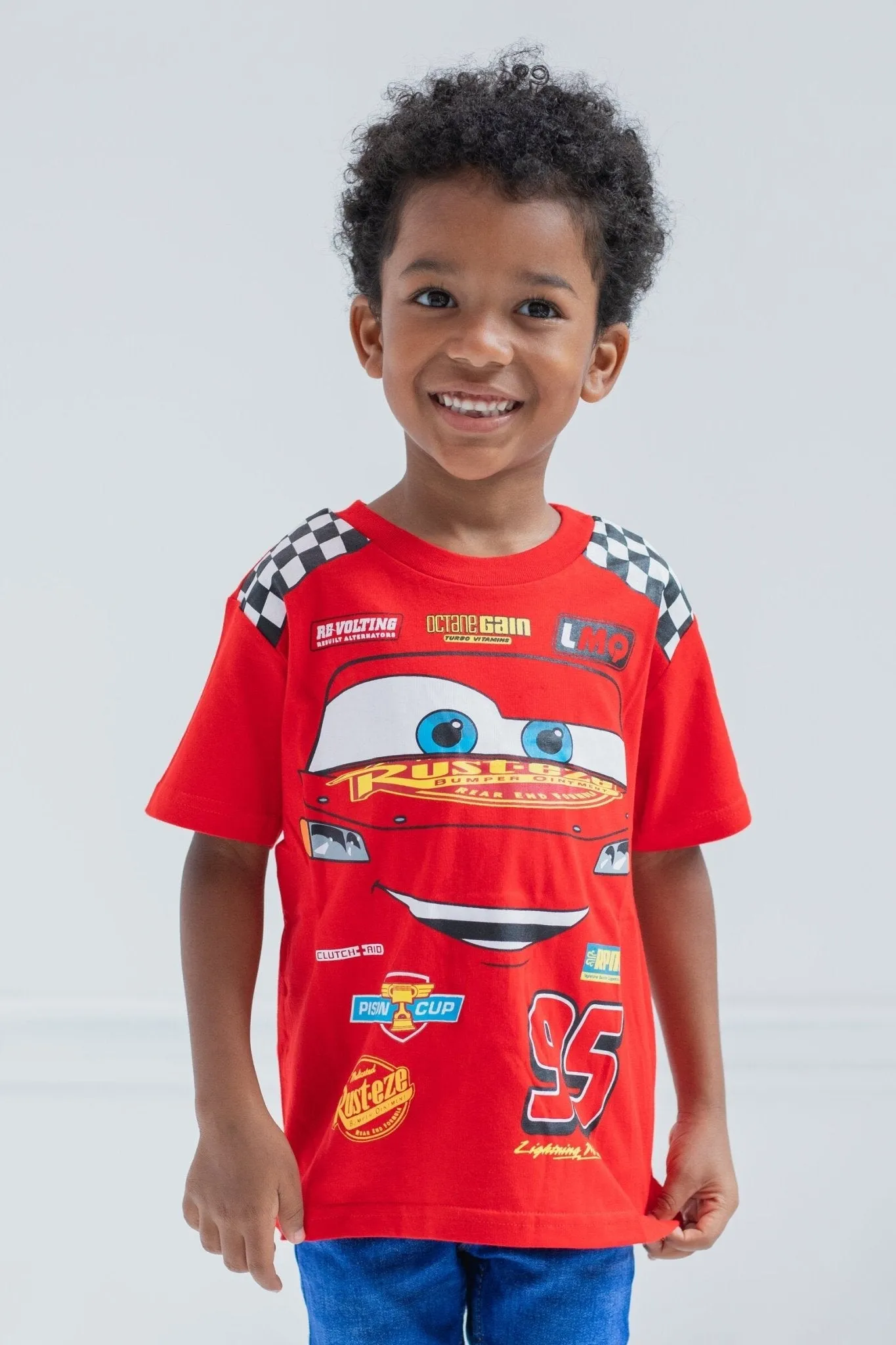 Disney Cars Lightning McQueen 3 Pack Graphic Short Sleeve T-Shirt
