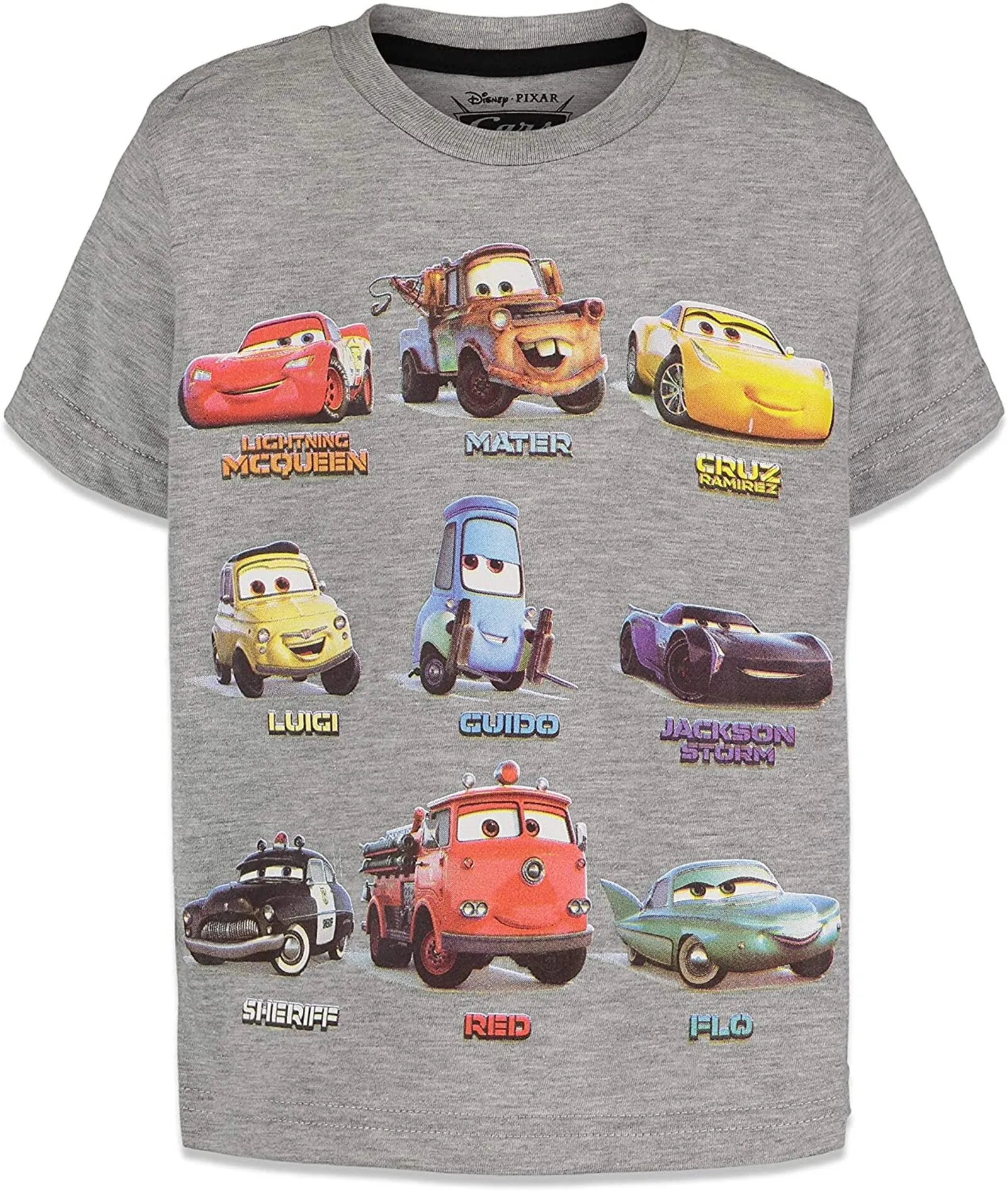 Disney Cars Lightning McQueen 3 Pack Graphic Short Sleeve T-Shirt
