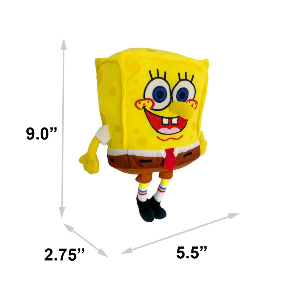 Dog Toy Squeaker Plush - SpongeBob Full Body with Arms and Legs by Buckle-Down