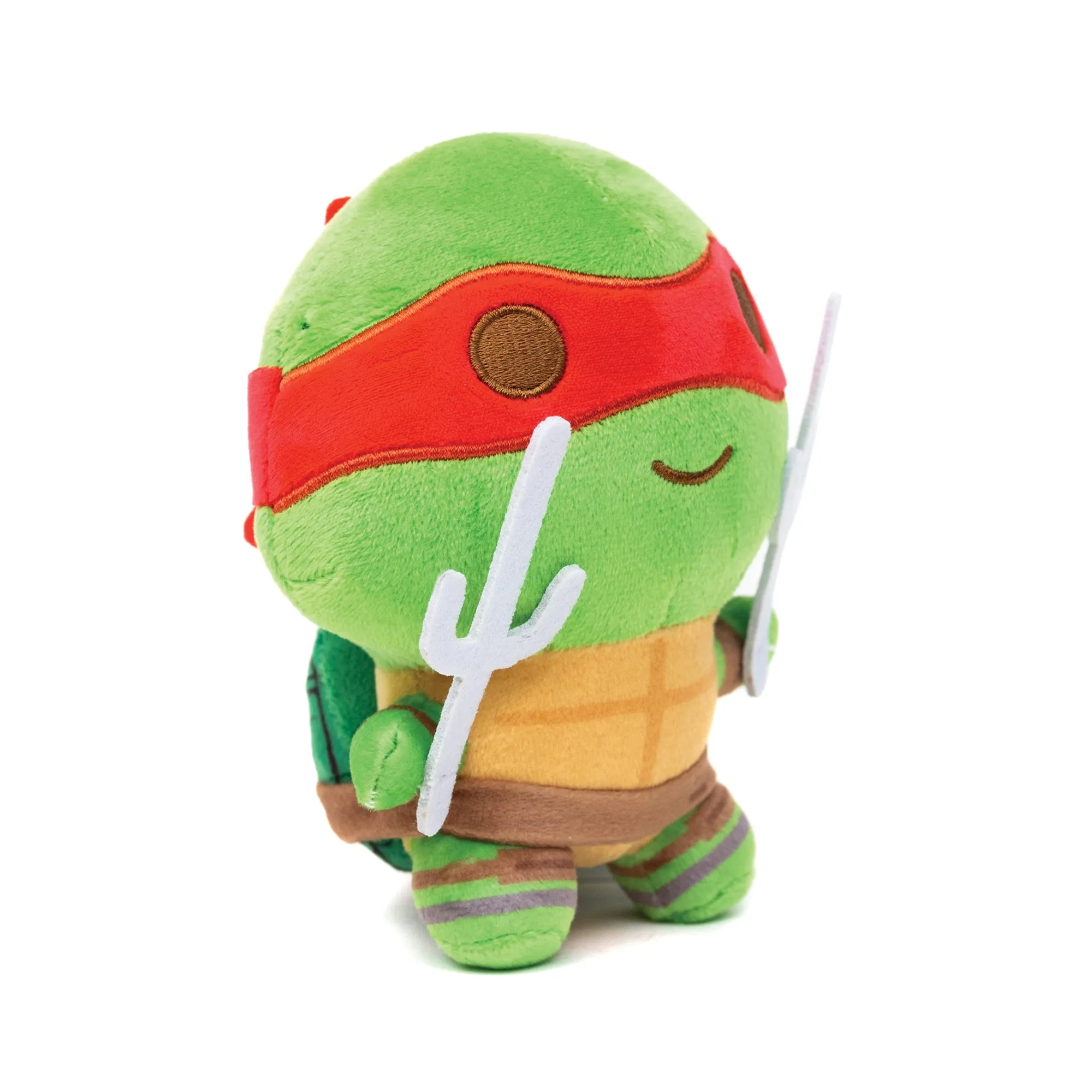 Dog Toy Squeaker Plush - Teenage Mutant Ninja Turtles Raphael Full Body Sais Pose Red by Buckle-Down