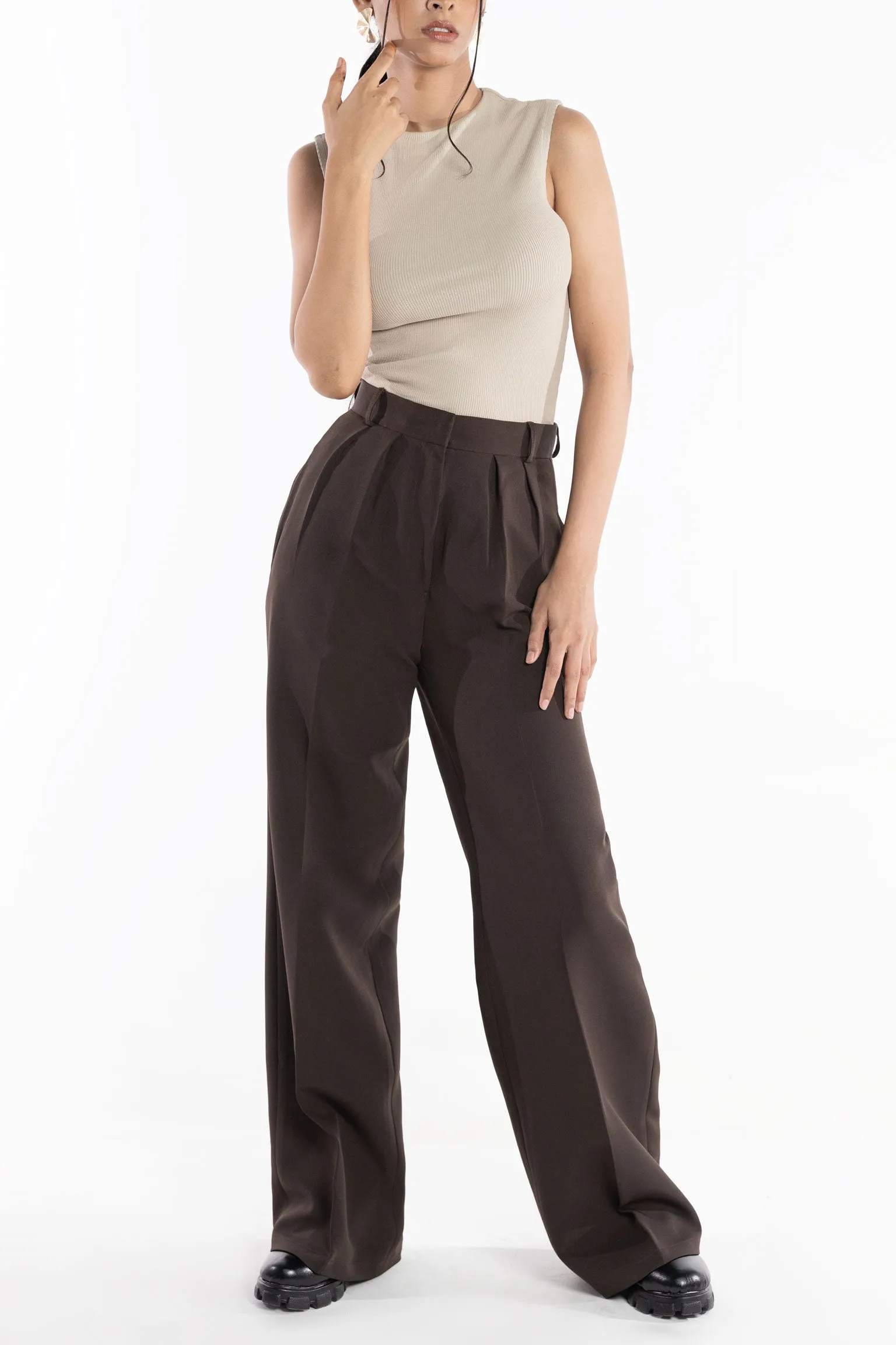Double Pleat Korean Trousers