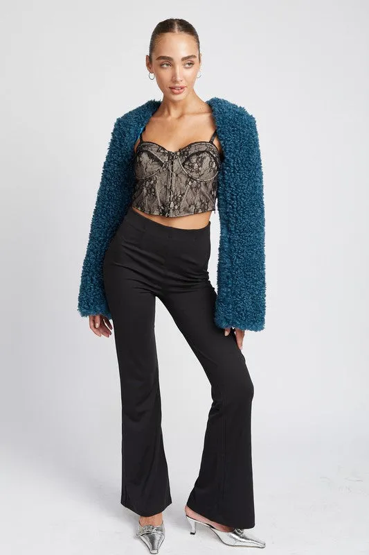 Emory Park FAUX FUR BOLERO