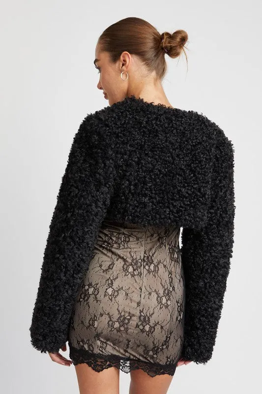 Emory Park FAUX FUR BOLERO