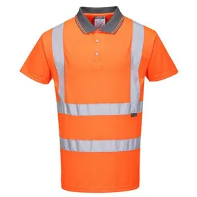 Hi-Vis Short Sleeved Polo RIS - All Sizes