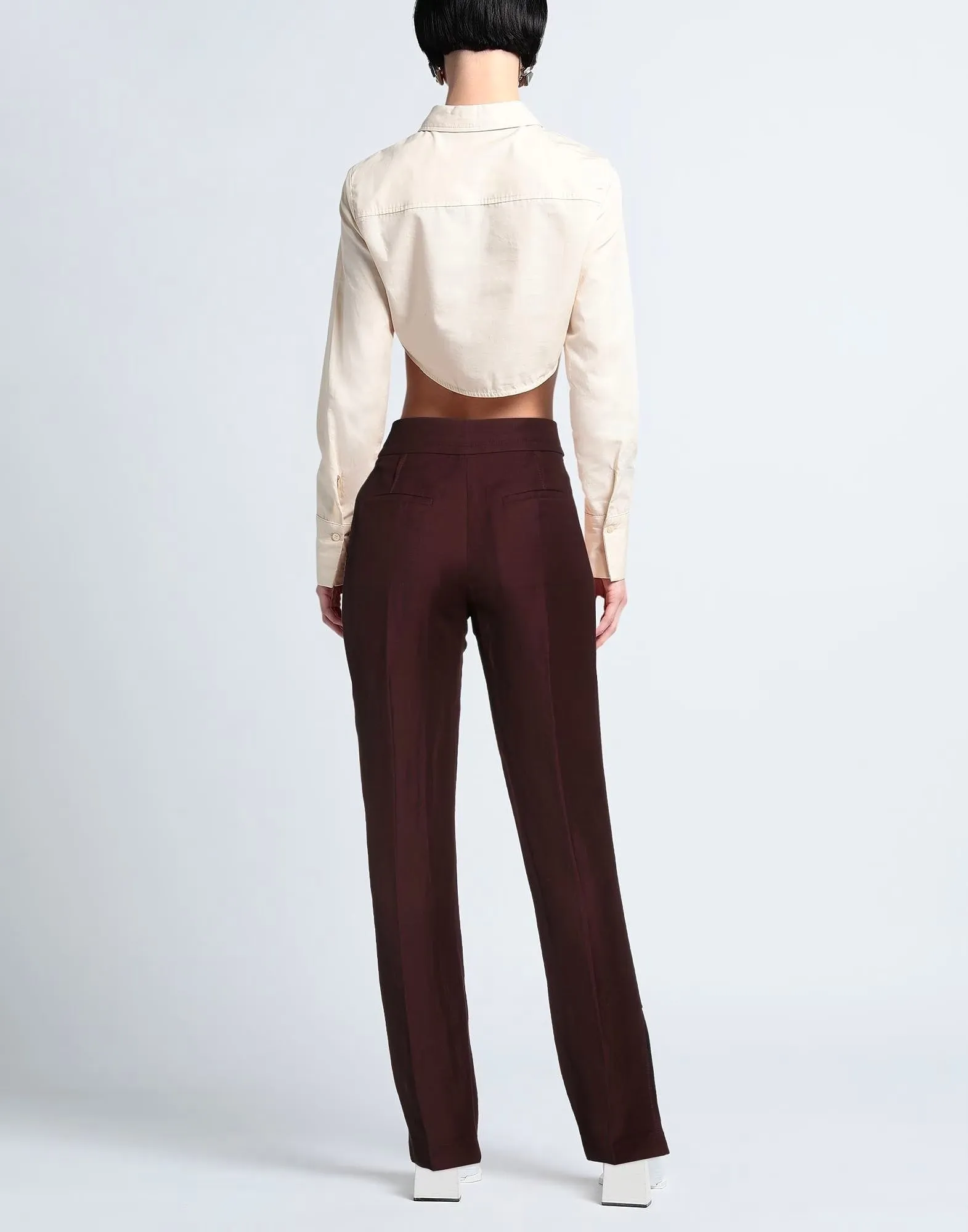 Jacquemus Casual trousers, dark brown