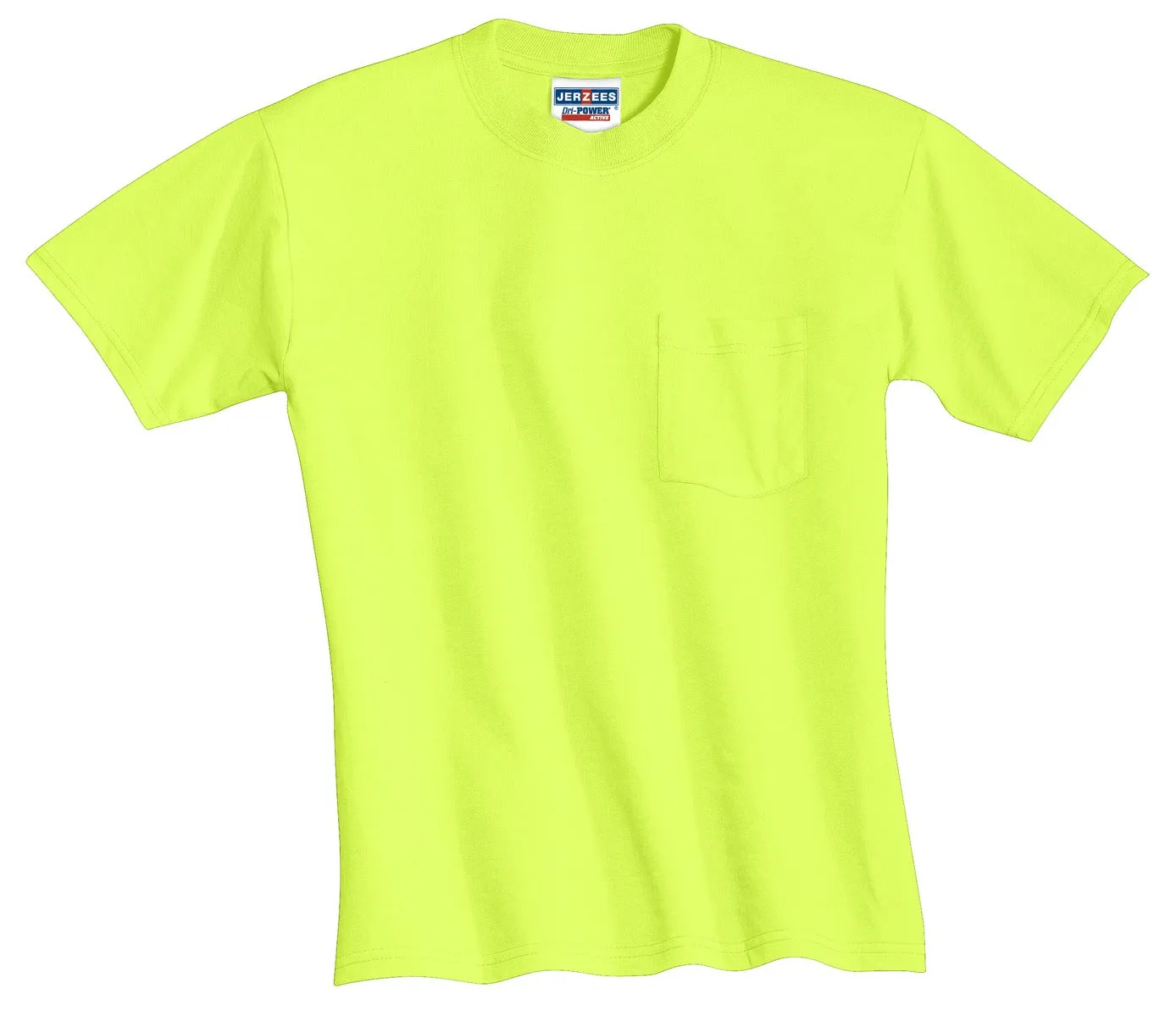 Jerzees - Dri-Power 50/50 Cotton/Poly Pocket T-Shirt. 29MP