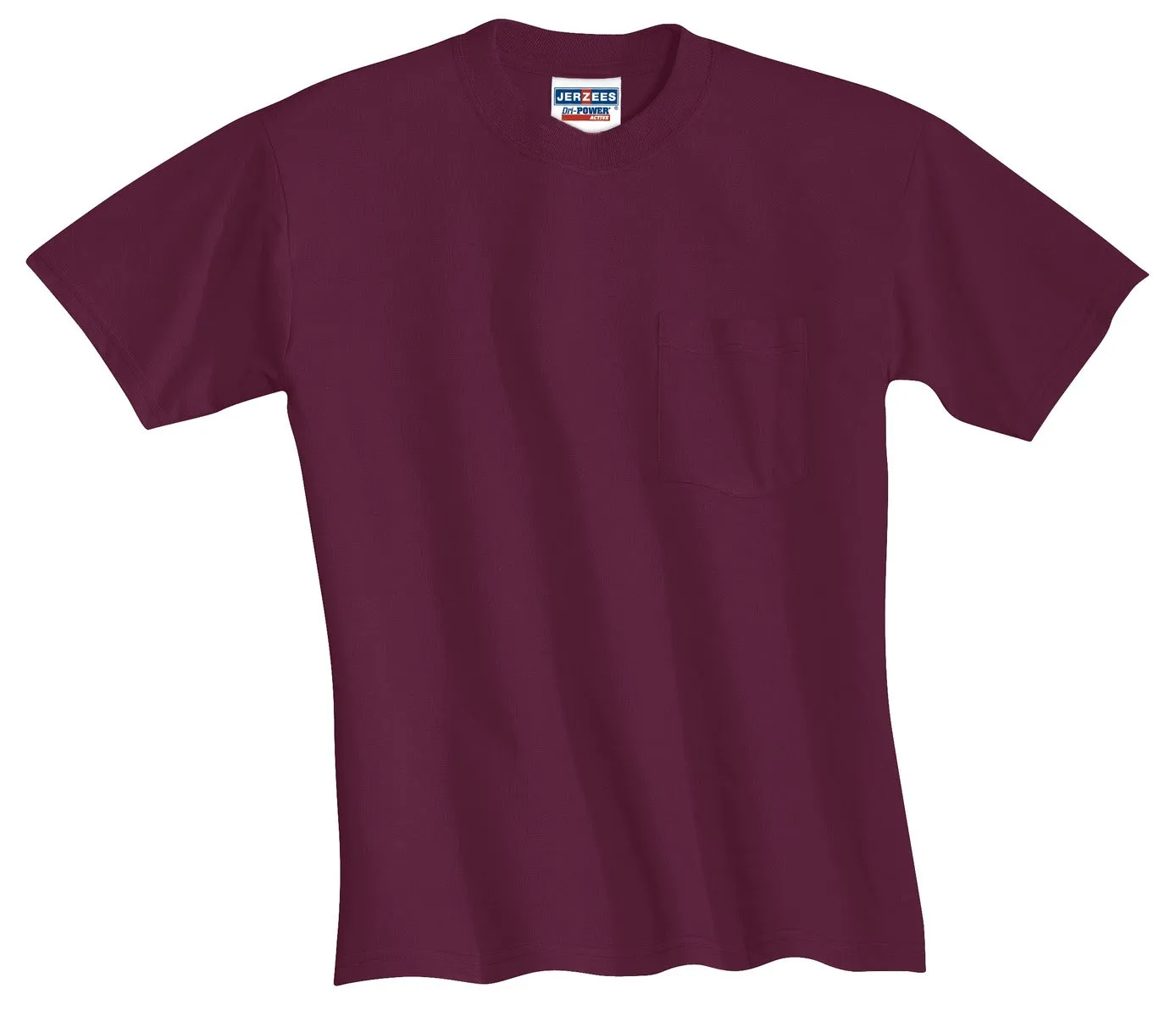 Jerzees - Dri-Power 50/50 Cotton/Poly Pocket T-Shirt. 29MP
