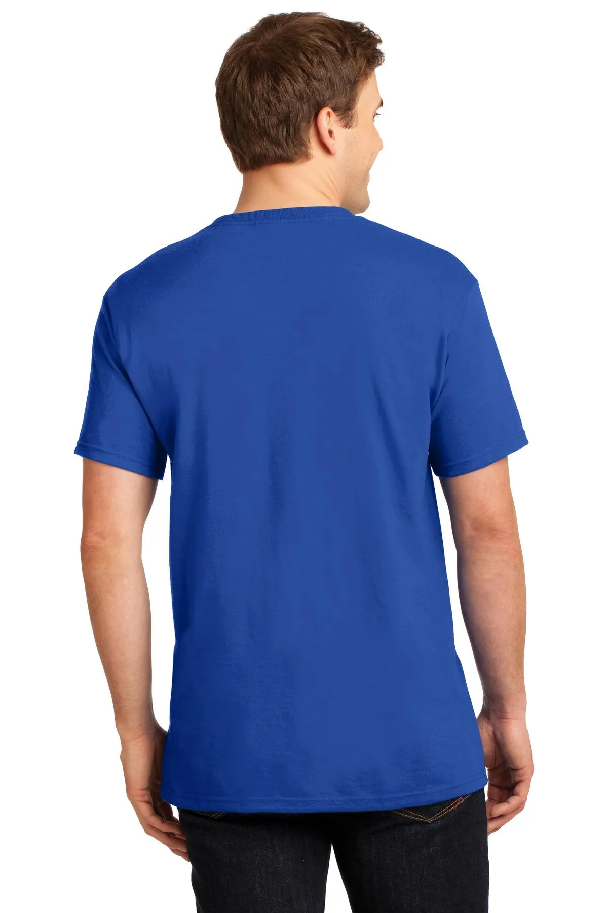 Jerzees - Dri-Power 50/50 Cotton/Poly Pocket T-Shirt. 29MP