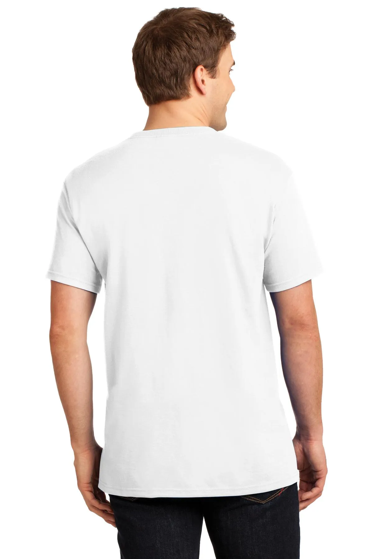 Jerzees - Dri-Power 50/50 Cotton/Poly Pocket T-Shirt. 29MP